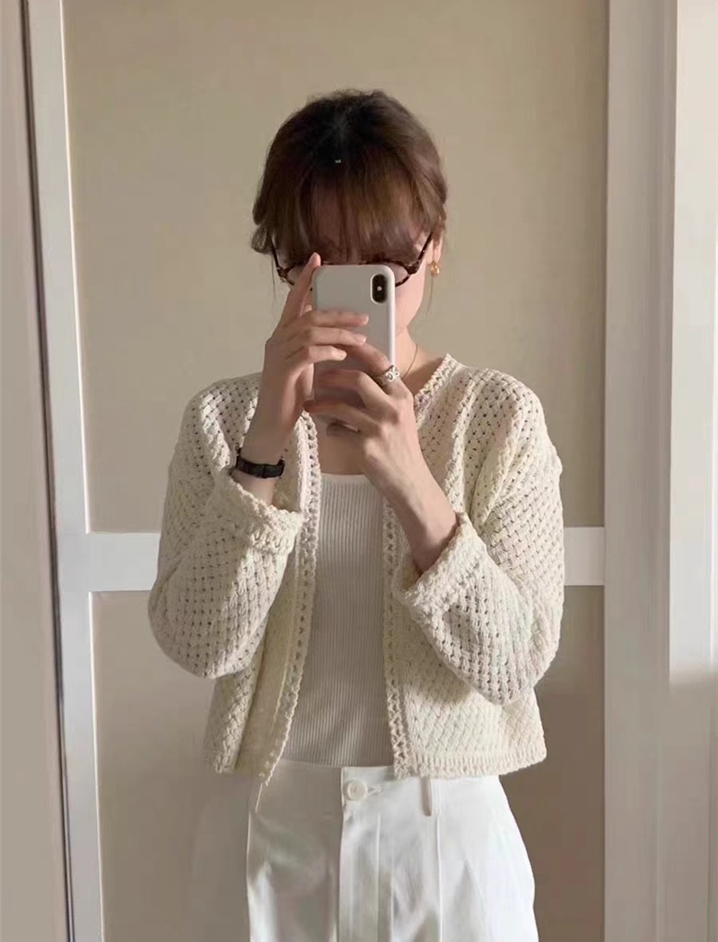 Short Korean style cardigan Western style fashion coat