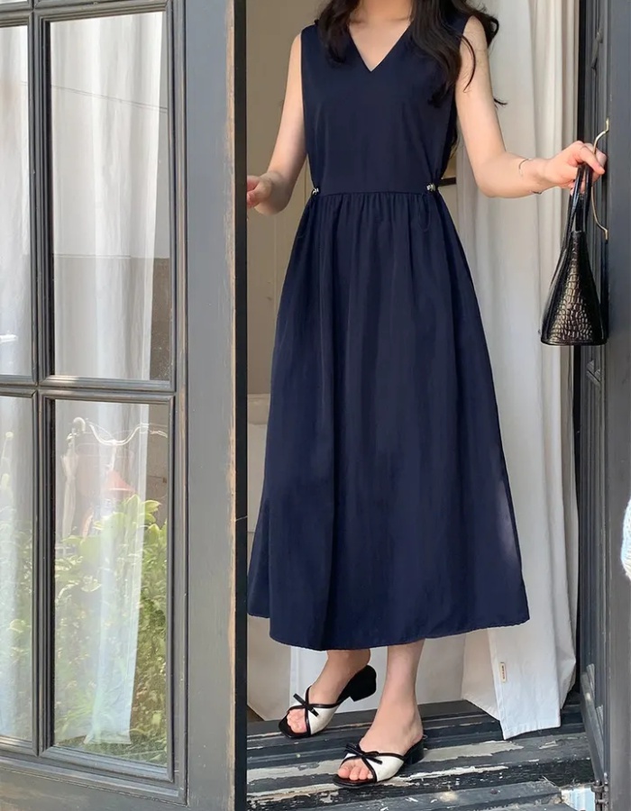 Sleeveless Casual sleeveless dress summer dress