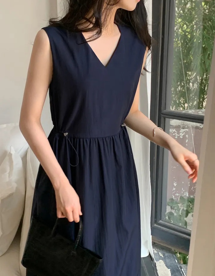 Sleeveless Casual sleeveless dress summer dress