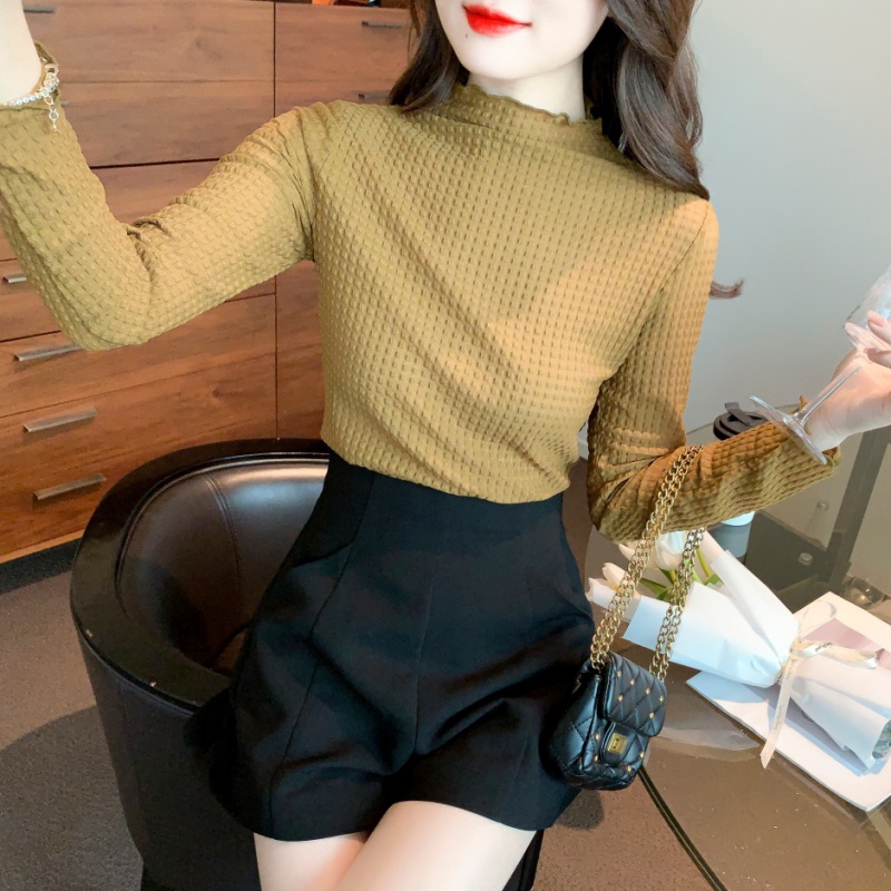 Long sleeve light bottoming shirt thin T-shirt