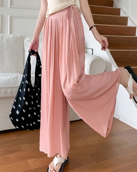 Cotton beautiful lithe wide leg slim culottes