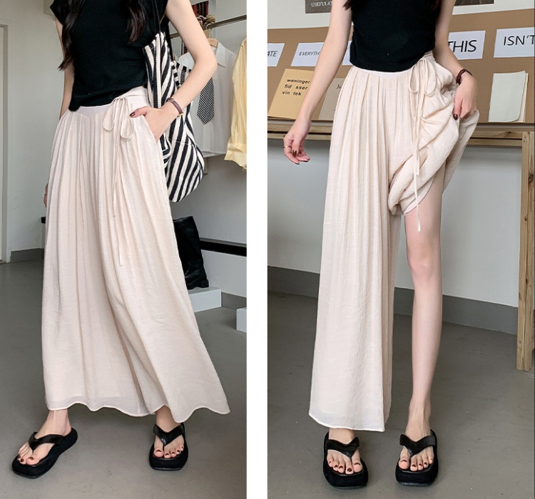 Cotton beautiful lithe wide leg slim culottes