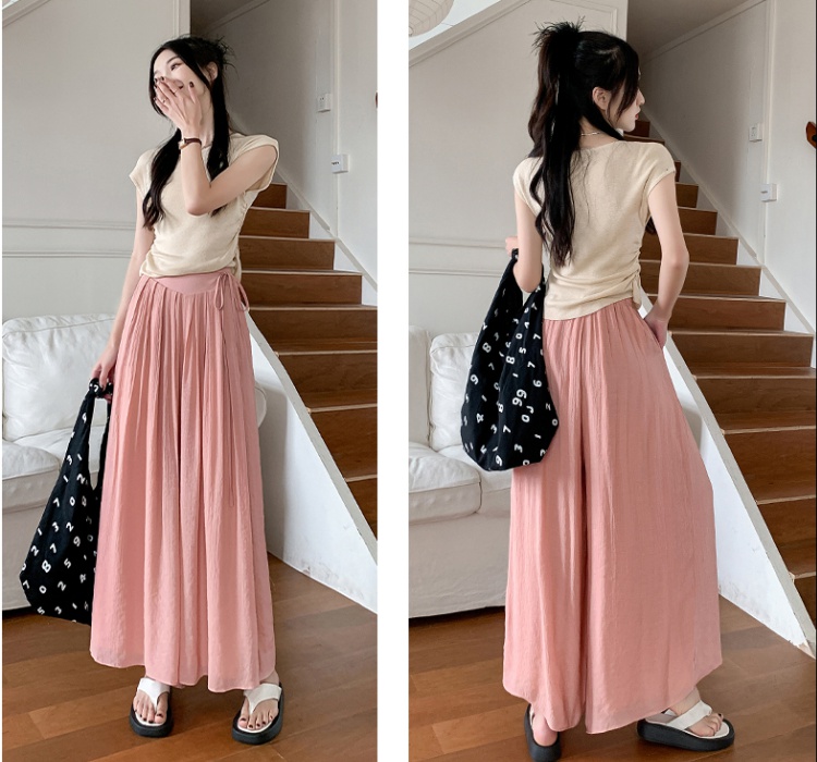 Cotton beautiful lithe wide leg slim culottes