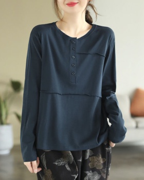 Long sleeve Casual T-shirt autumn bottoming shirt for women