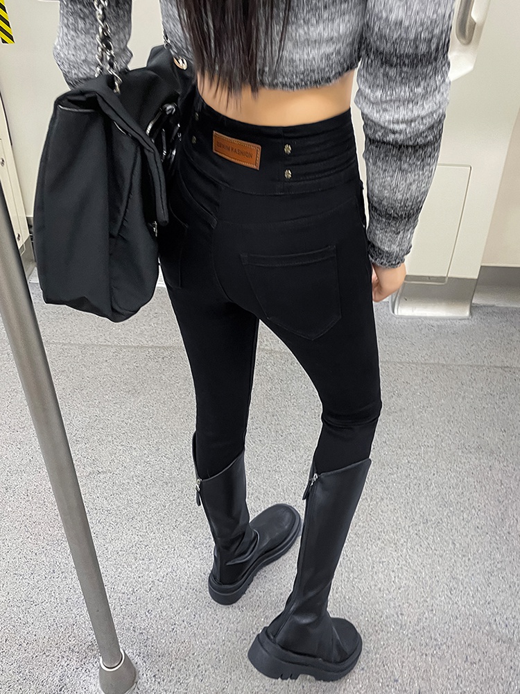 High waist pencil pants leggings for women