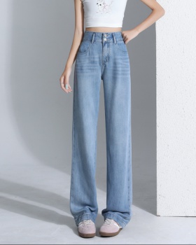 Straight pants long pants lengthen wide leg pants