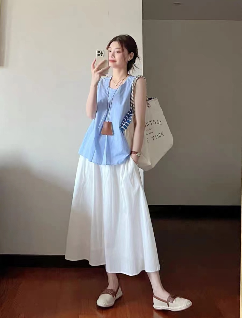 Temperament small dress summer skirt a set