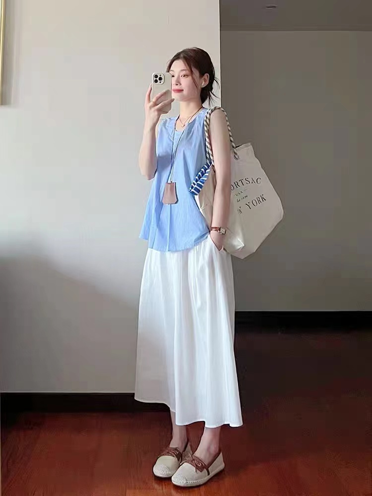 Temperament small dress summer skirt a set