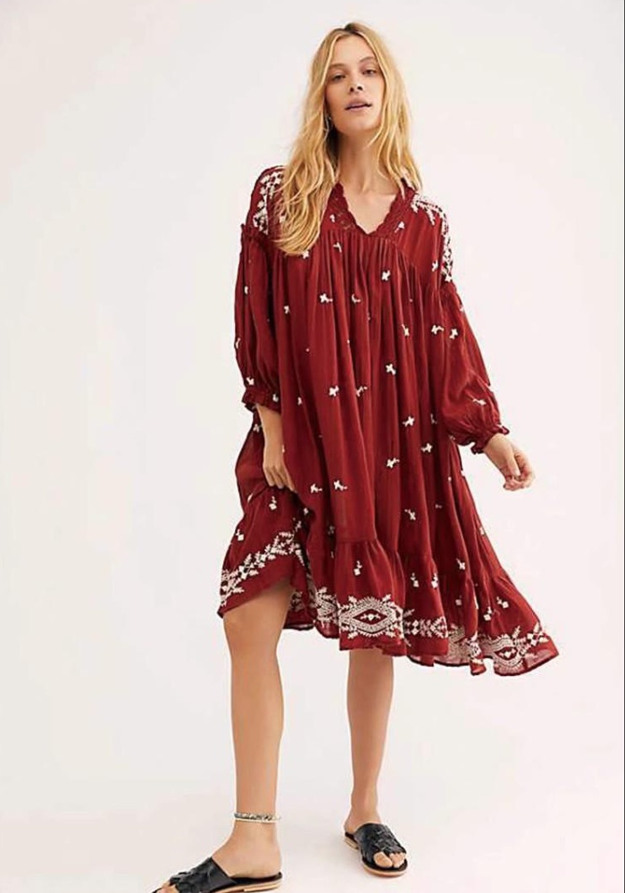 Refinement whole body romantic embroidery doll dress