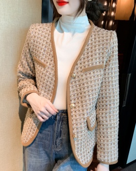 Unique chanelstyle coat temperament cardigan for women
