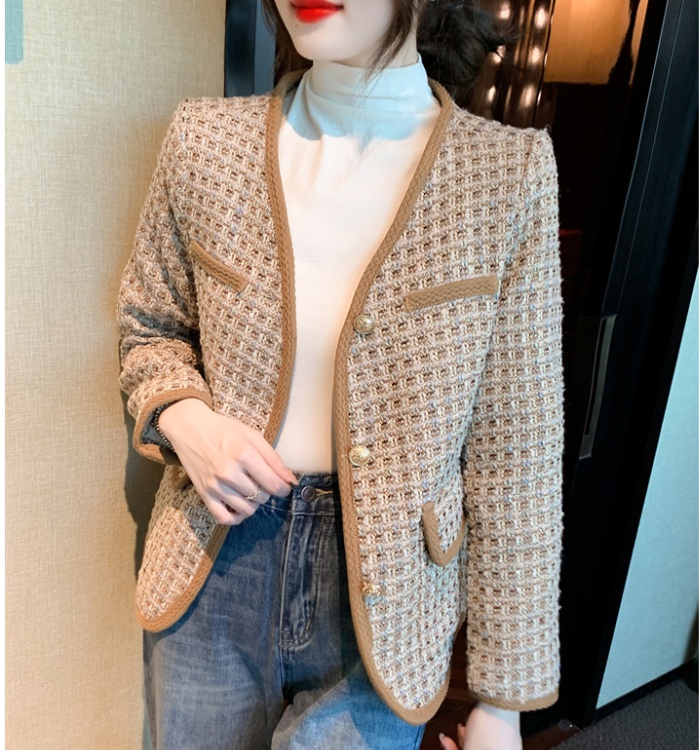 Unique chanelstyle coat temperament cardigan for women