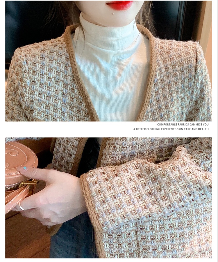 Unique chanelstyle coat temperament cardigan for women