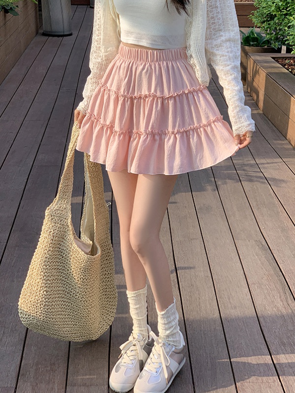 High waist cake skirt ballet A-line short skirt for women