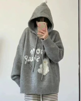 Autumn and winter lazy Korean style sweater for women