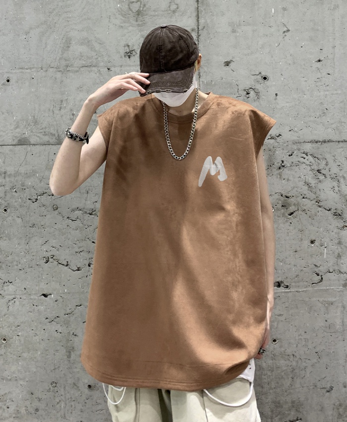 Bottoming summer youth T-shirt fitness suede thin vest