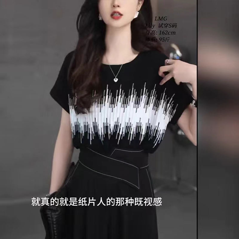 All-match summer T-shirt fashion bottoming shirt