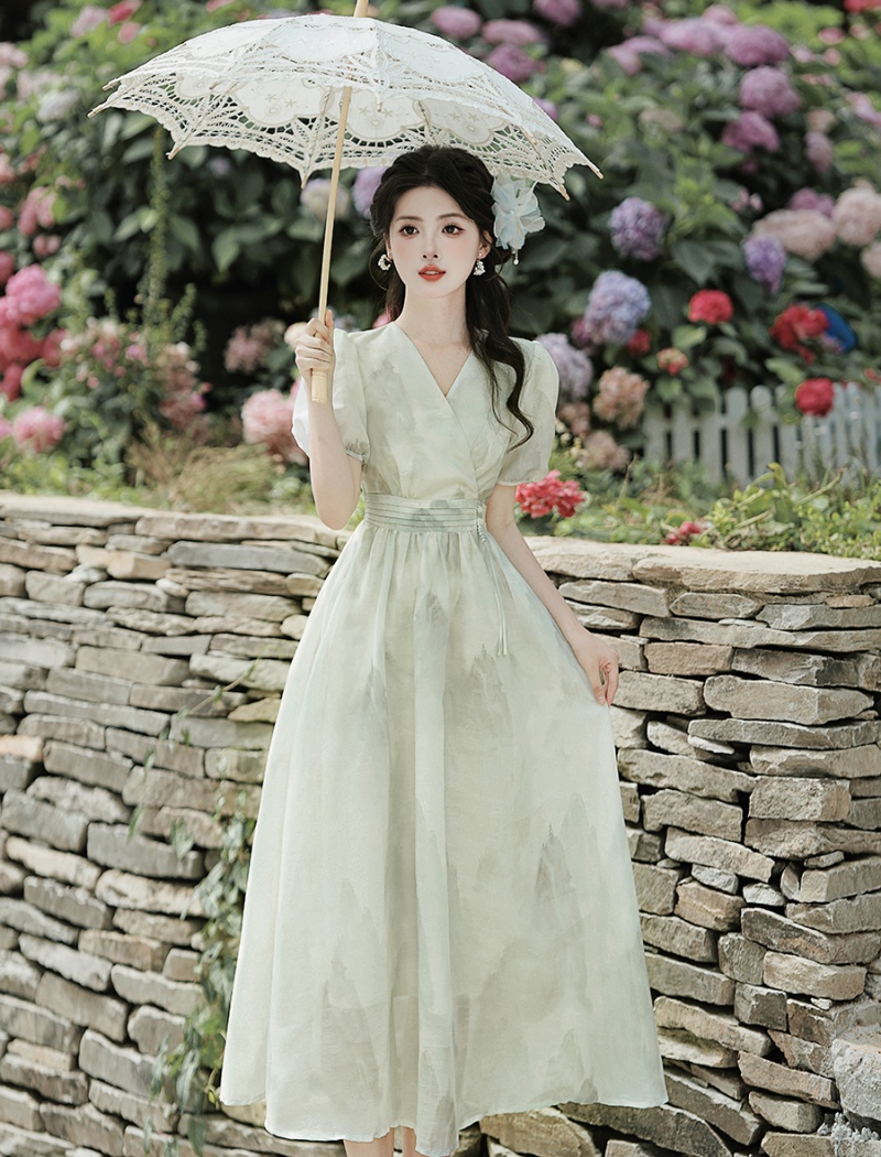 Chinese style long dress