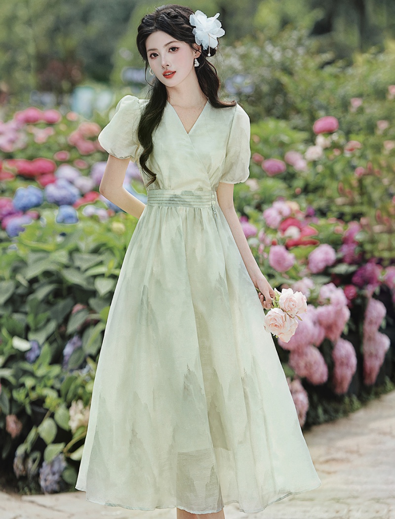 Chinese style long dress