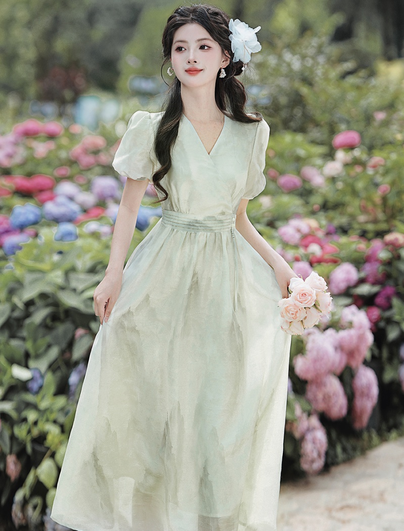 Chinese style long dress