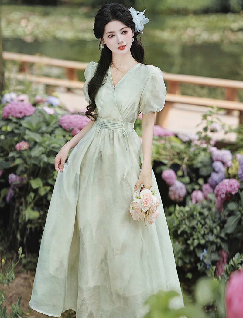 Chinese style long dress