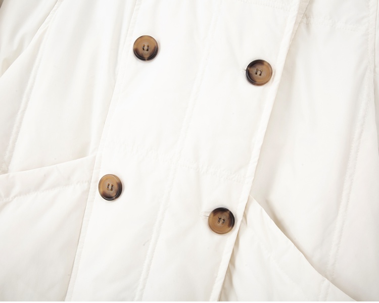 Thick fat down cotton coat splice large yard coat