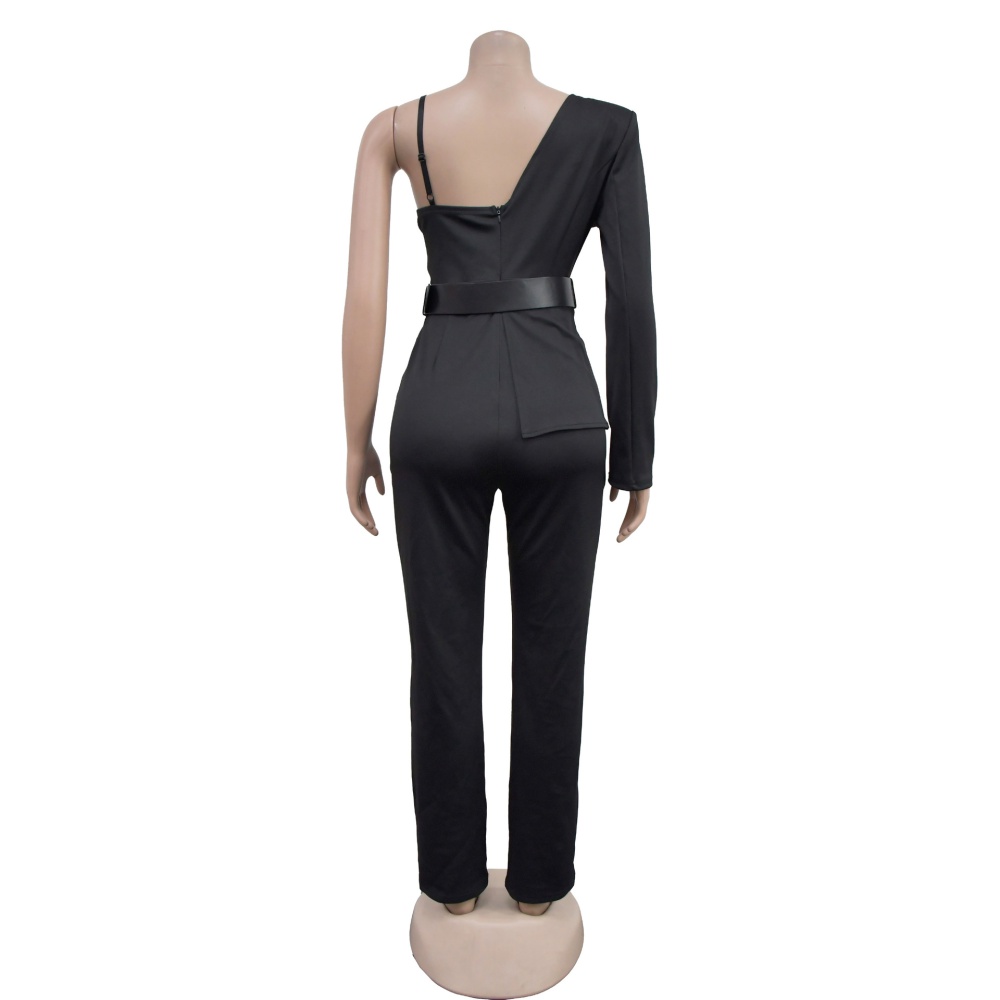 Long sleeve jumpsuit European style long pants for women