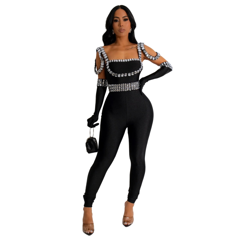 Fashion European style sling jumpsuit for women