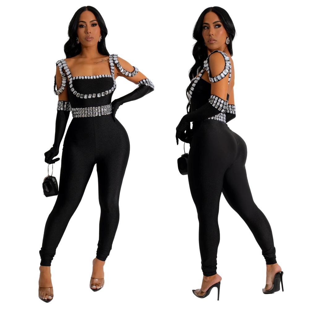 Fashion European style sling jumpsuit for women