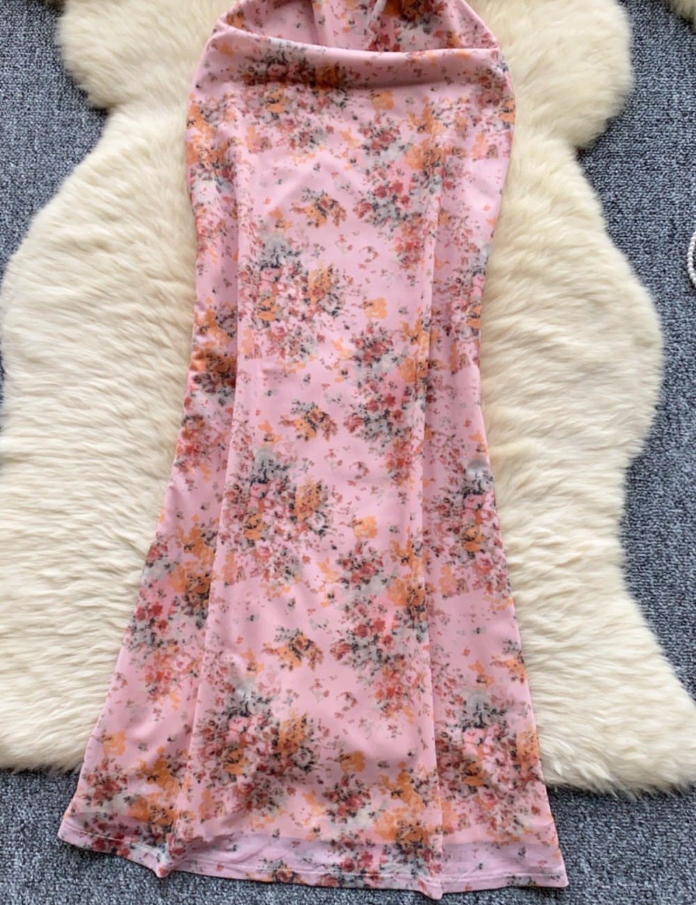 Summer floral dress tender France style long dress for women