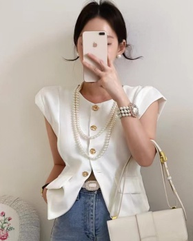 Korean style vest single-breasted waistcoat