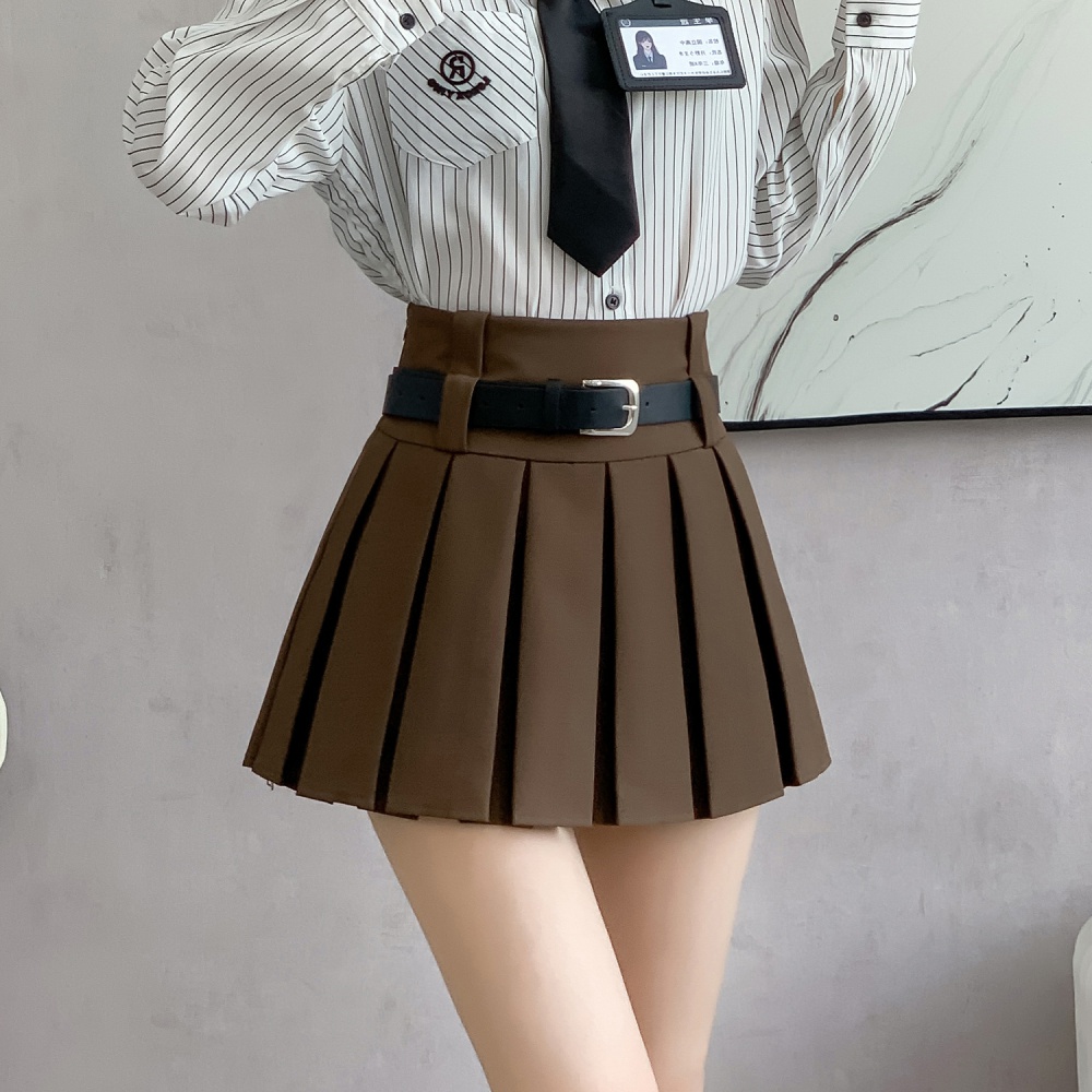 Spicegirl belt college style short skirt