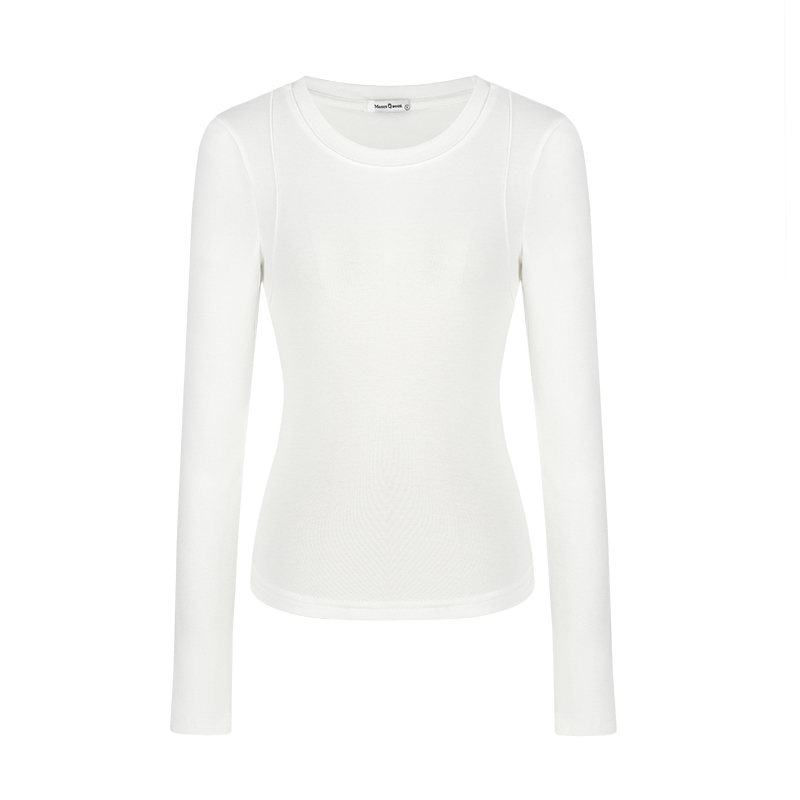 Autumn long sleeve thin T-shirt basis simple tops