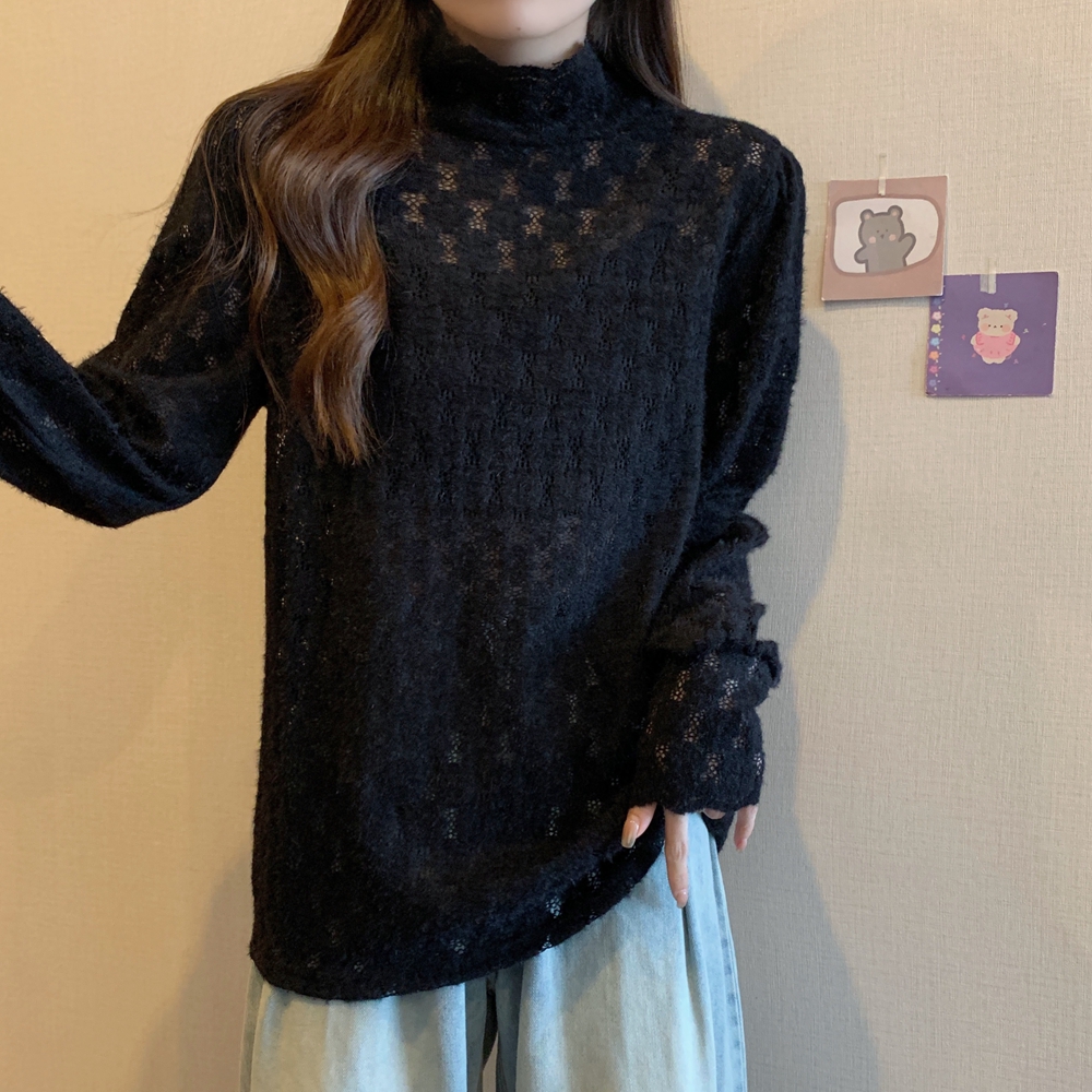 Large yard lace tops autumn small shirt for women