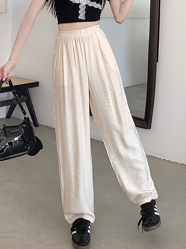 Cotton linen pants casual pants for women