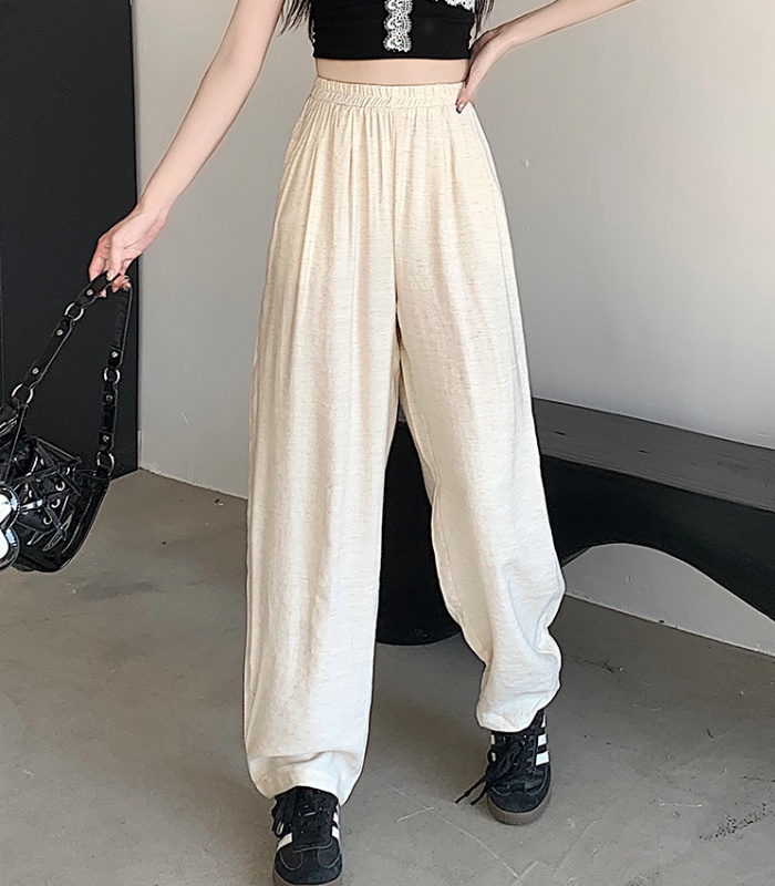 Cotton linen pants casual pants for women