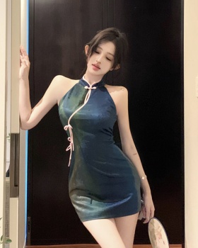 Slim spicegirl dress short cheongsam