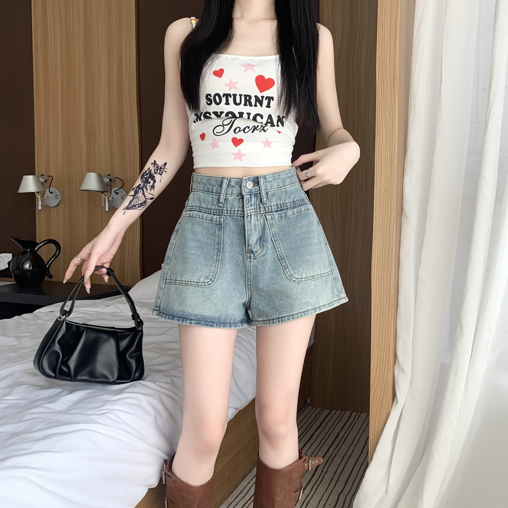 Large yard retro short jeans summer spicegirl shorts