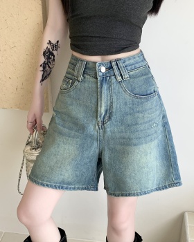 All-match large yard shorts fashion short jeans for women