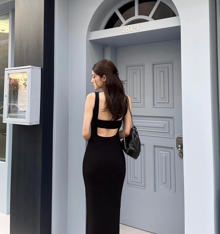 V-neck summer long dress Korean style autumn jumpsuit