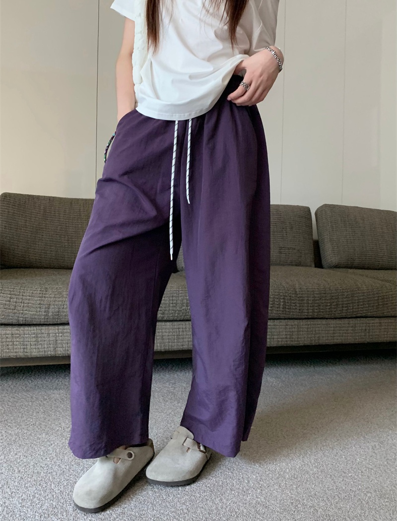 Balloon wicking pants multicolor loose long pants