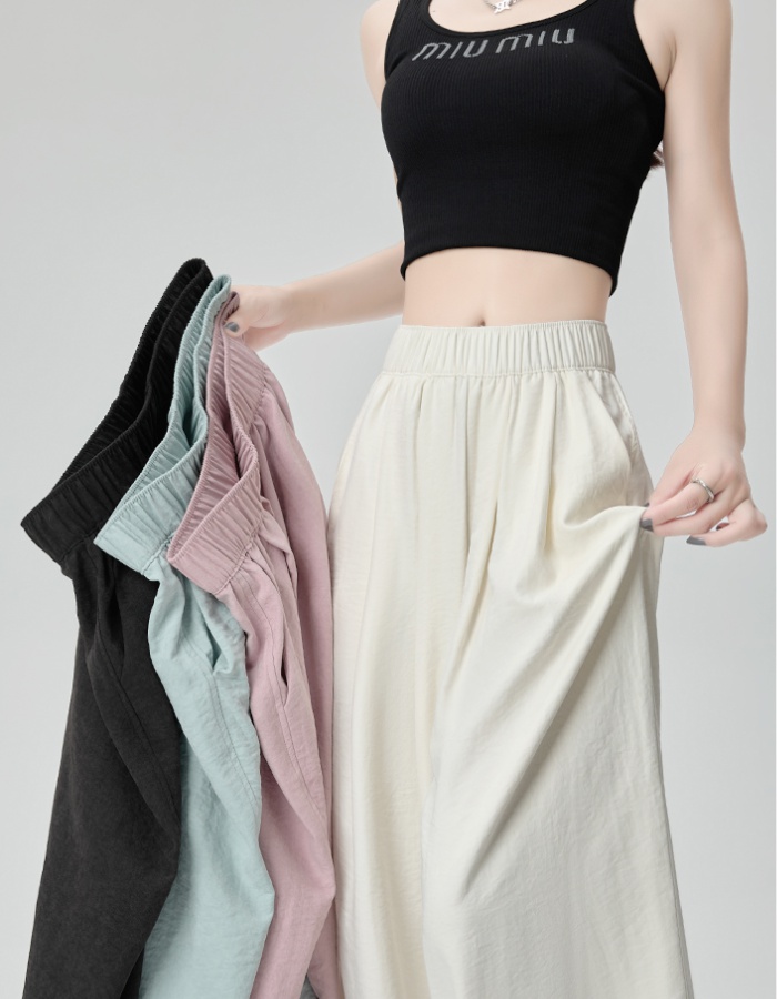 Loose casual pants wide leg pants for women