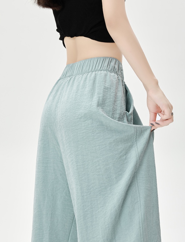 Loose casual pants wide leg pants for women