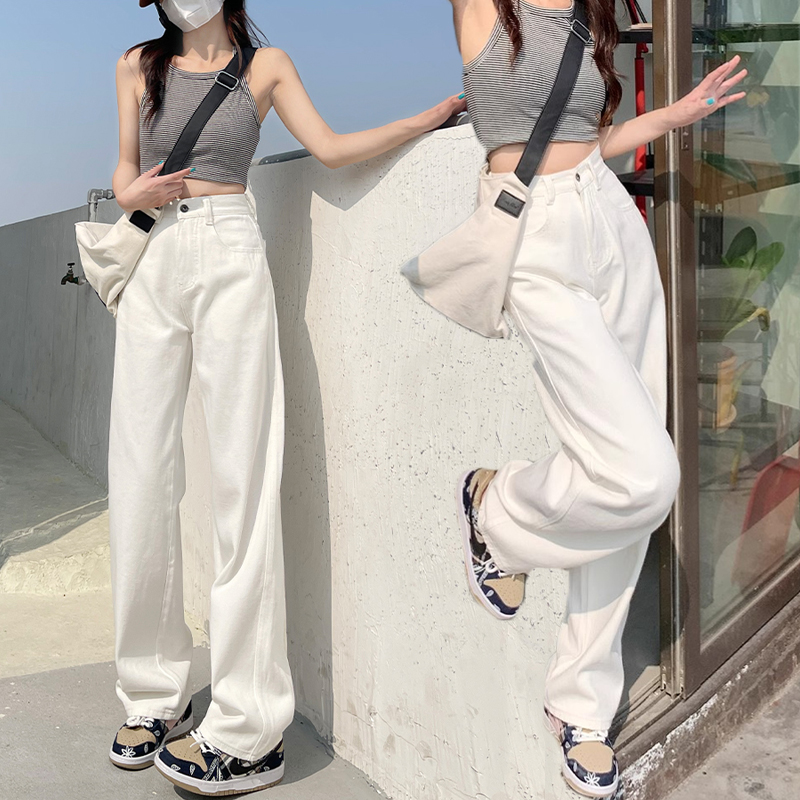 All-match long pants fashion wide leg pants for women