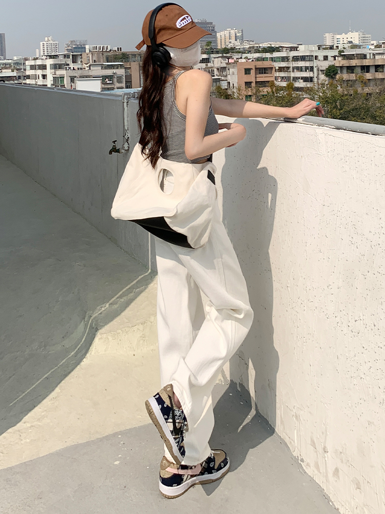 All-match long pants fashion wide leg pants for women