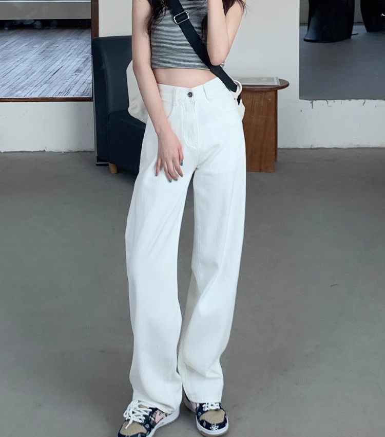 All-match long pants fashion wide leg pants for women