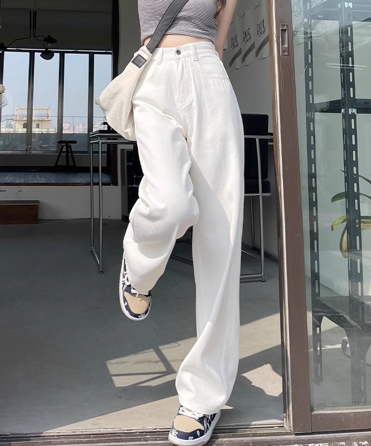 All-match long pants fashion wide leg pants for women