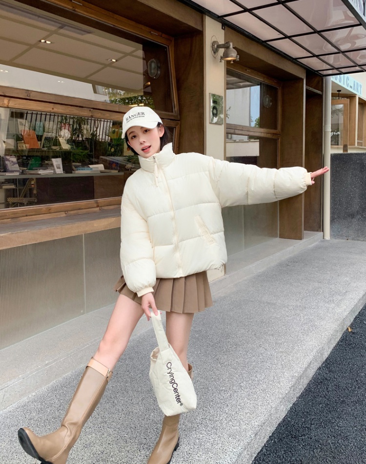 Korean style loose coat short small fellow bread clothing