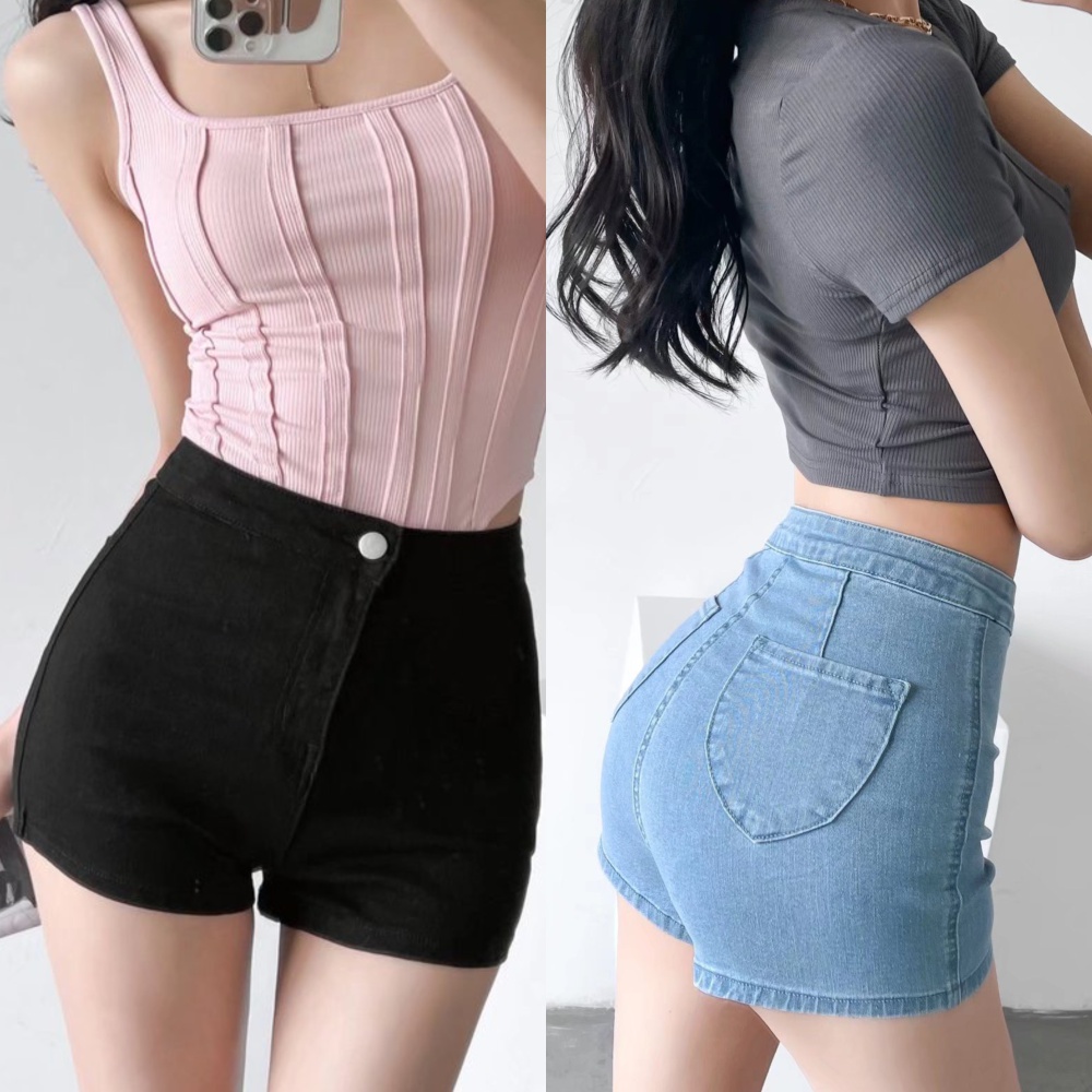 Spicegirl tight sexy slim package hip shorts for women