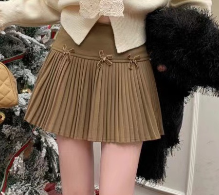 Pleated autumn and winter short skirt spicegirl skirt