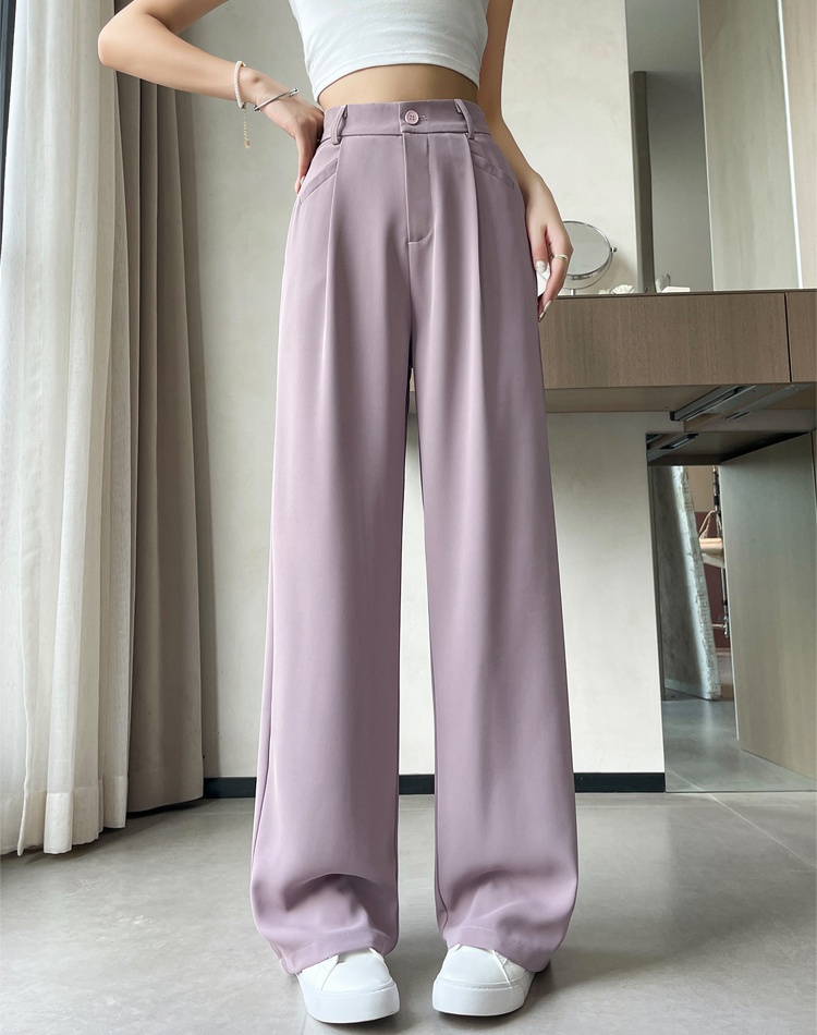 Straight pants wide leg pants business suit for women